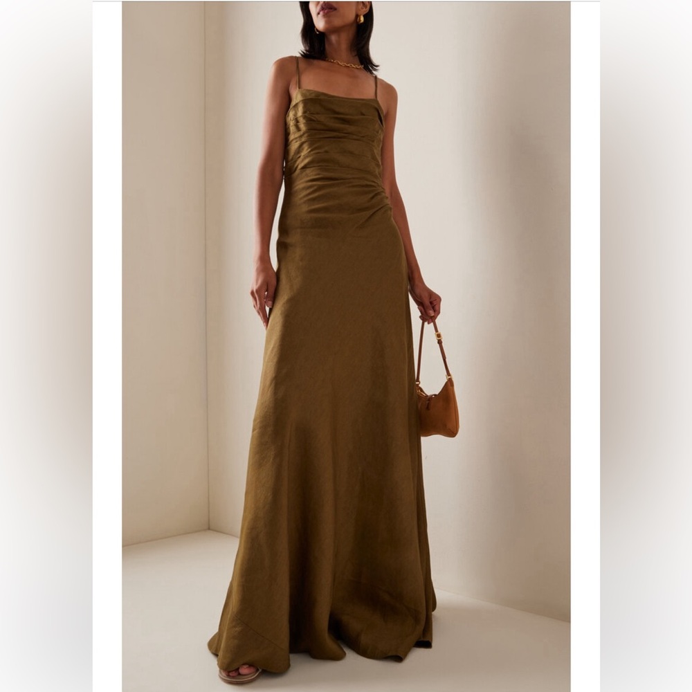 Aje Clarice dress in green